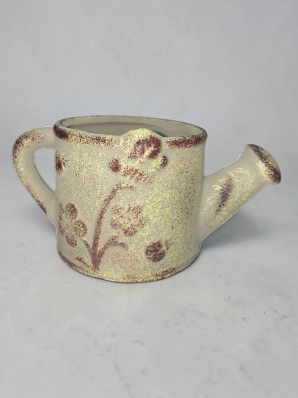 Mini Ceramic Watering Can Flower Pot – Vintage Style 2.75”
